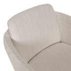 Better Homes & Gardens Juliet Office Chair, Ivory Boucle and Matte Black