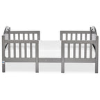 Dream On Me Portland 3 in 1 convertible Toddler Bed, Steel Grey