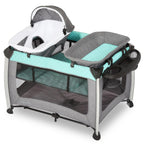 Dream On Me Princeton Deluxe Nap N Pack 3-in-1 Convertible Playard. Changer and Bassinet in Mint