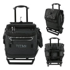 Titan by Arctic Zone 60 Can, 40 Quart Soft Cooler with Wheels, Basalt Gray