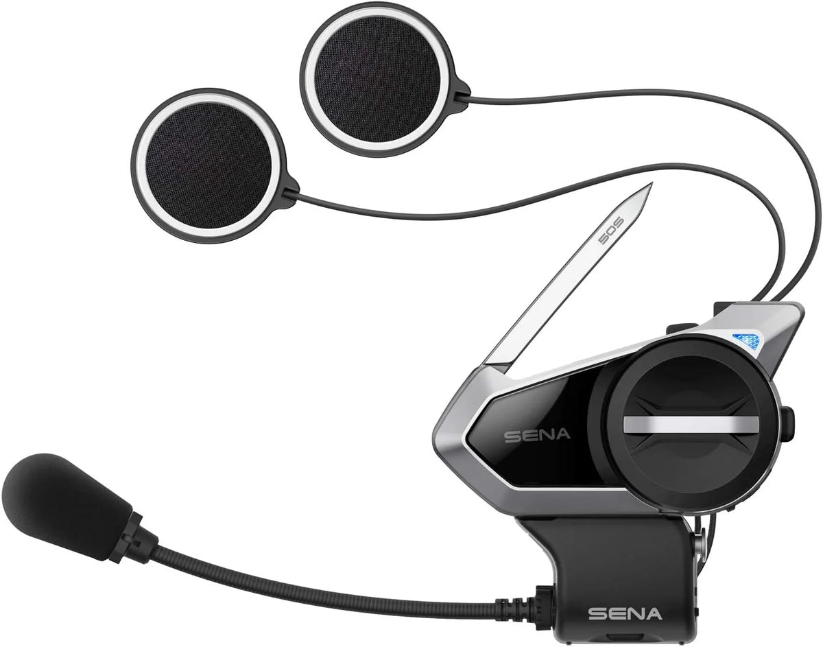 Sena 50S-01 Motorcycle Mesh Intercom Bluetooth Headset Communication System (Discontinued)