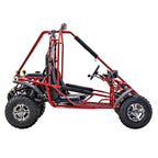 Massimo GKA 200 169cc EFI Adult Go Kart with 10HP Engine, 2WD Off-Road Go Cart, Dual Seats, Red