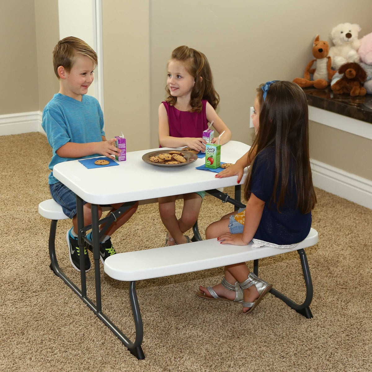 Lifetime Children's Picnic Table , White Granite (60239)