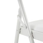 6 Pack Gray Folding Chairs with Padded Seats, Portable Stackable Foldable Chairs for Indoor & Outdoor, Commercial Seat with Metal Frame for Events Office Wedding Party, 330lbs Capacity