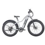 GOTRAX Tundra Electric Bike for Adults, 750W 48V 26" x 4" Fat Tire Adult Dirt Electric Bicycle, 20MPH All Terrain Electric Mountain Bike, Step over, Silver