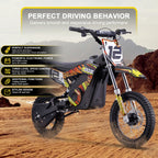 MotoTec 36v 1000w (HP112E) Electric Dirt Bike Blue
