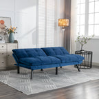 PAPROOS Convertible Sofa Bed, Folding Futon Sofa Bed, Upholstered Sofa Bed Couch, Loveseat Sleeper Sofa for Small Space, Apartment, Living Room, Cream