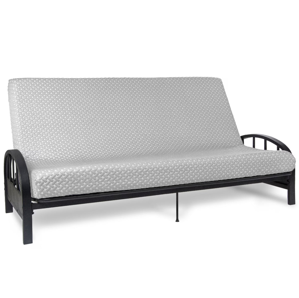 Milliard Memory Foam Futon Mattress - Full Size (Frame Not Included) (Black), 71"52"x6"
