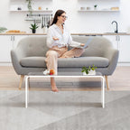 VDGPWA 32" Rectangle Waterfall Coffee Table, 0.6" Thick All Acrylic, Clear