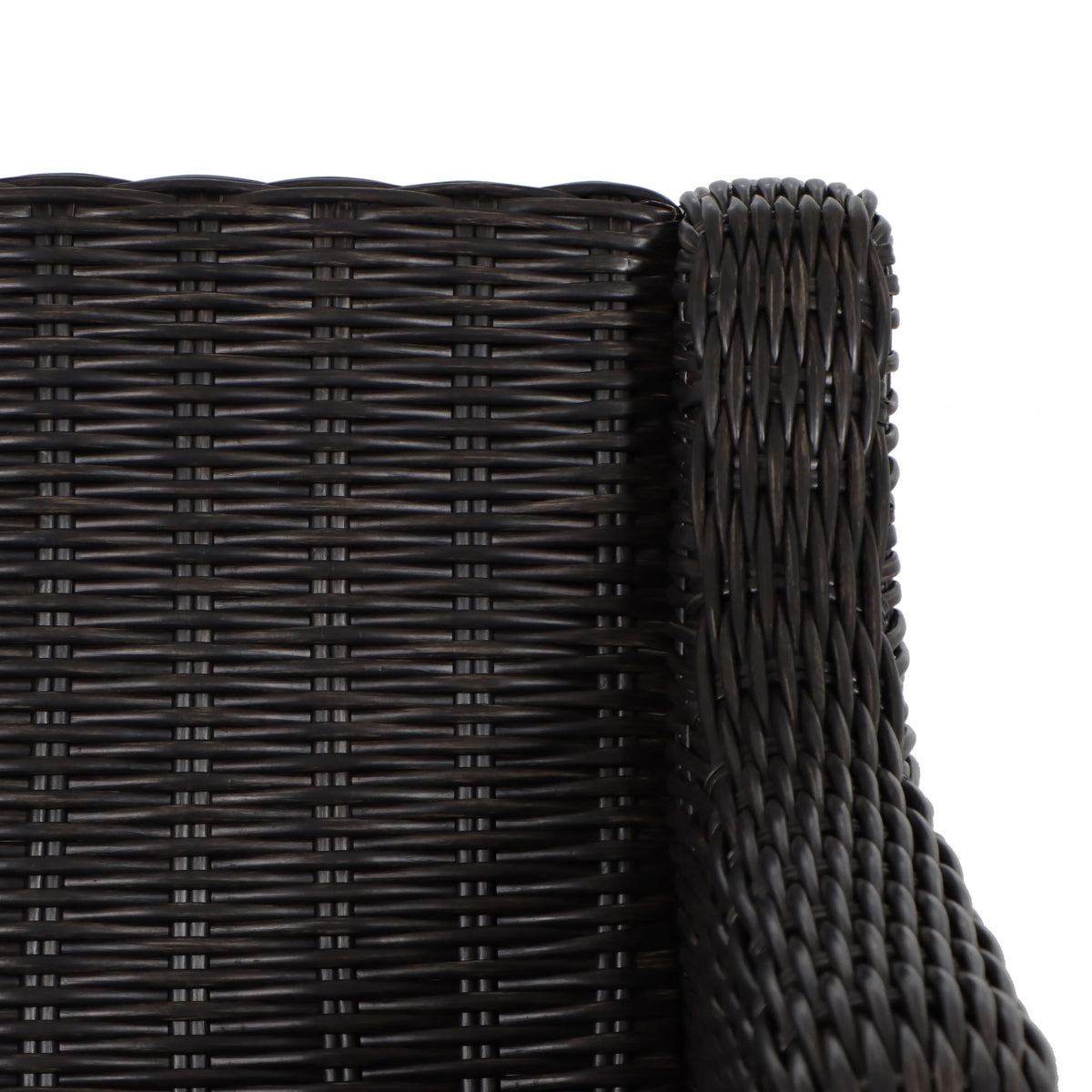 Better Homes & Gardens Bellamy  2-Pack Outdoor Wicker Club Lounge Patio Chairs, Dark Brown