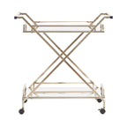 Weston Home Grosseto Champagne Gold Bar Cart