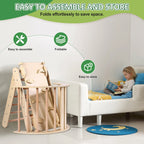 Lookfly 8 in1 Pikler Triangle Set Foldable Baby Climbing Toys for Toddlers 1-6 Inside with Ramp,Toddler Climbing Toys Indoor Baby Gift