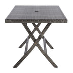 SAFAVIEH Outdoor Collection Akita Folding Table Black