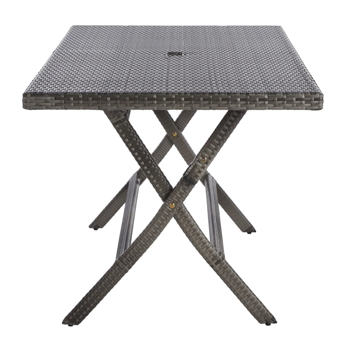 SAFAVIEH Outdoor Collection Akita Folding Table Black