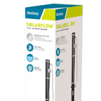 Bestway SolarFlow Outdoor Shower 2gal/8L: Oversized Shower Head and Stand, Easy Installation, & Adjustable Water Flow. Experience the ultimate convenience.