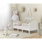 Dream On Me Portland 3 in 1 convertible Toddler Bed, Steel Grey