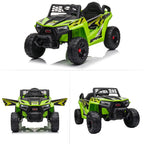 TOBBI 12V Kids Electric off-Road UTV Truck Car Battery Powered Ride on Toys for Girls with LED Headlights, Music, Horn