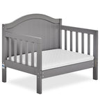 Dream On Me Portland 3 in 1 convertible Toddler Bed, Steel Grey