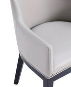 Gansevoort Modern Faux Leather Dining Armchair