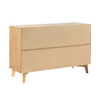 Walker Edison Sonoma 6-Drawer Solid Wood Caramel Dresser