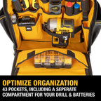DEWALT Tool Backpack, Tool Storage and Organization, Durable and Water Resistant DWST560102