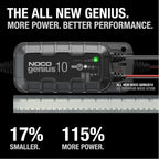 NOCO GENIUS10: 10A 6V/12V Smart Battery Charger, Maintainer and Desulfator