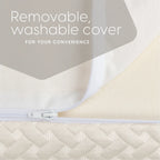 Milliard Memory Foam Futon Mattress - Full Size (Frame Not Included) (Black), 71"52"x6"