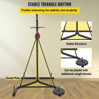 VEVORbrand Free Standing Punching Bag Stand, Unisex Boxing Set, Foldable Single Station Heavy Bag Stand, Punching Ball, Boxing Punching Speed Ball, Boxing Bag with Boxing Rack, for Training
