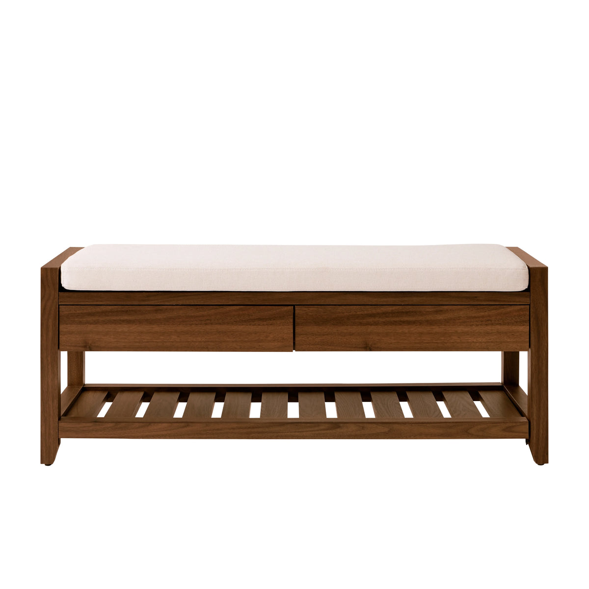 Better Homes & Gardens Reading 45" Bench, Walnut Finish