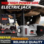 SZTAA Electric Car Jack Lift with Air Compressor and Emergency Hammer 5 Ton/11023 lbs Hydraulic Jack for SUV Sedan Truck Change Tires Garage Repair