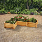 Expert Gardener Outdoor Wood Garden Bed, 7.4 ft L x 2 ft W x 10.6 in H