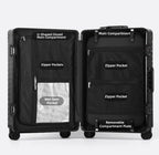 All Aluminum Magnesium Hardshell Carry On Luggage with Lock, Airline Approved Hardside Carry on Suitcase with Spinner Wheels, Checked Metal Rolling Luggage Case for Travel, Business