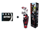 Nitro Men’s Blaster 13-Piece Golf Club Set – Right-Handed, Complete with Bag & Headcovers