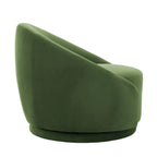360�� Swivel Accent Chair for Living Room, Boucle Barrel Armchair Single Sofa Chair Reading Chair, Sage Green