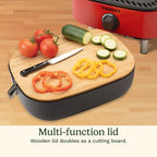 Cuisinart Venture? Portable Gas Grill, Small Camping Grill with Cutting Board and Handle