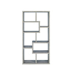 Coaster Company Interlocking 8 Shelf Wood White Bookcase for Home
