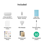 Cricut Joy Xtra Die-Cutting Machine Sticker Edition Bundle, White- New Walmart Exclusive
