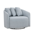 Beautiful Drew Accent Chair by Drew Barrymore, Cream Boucle