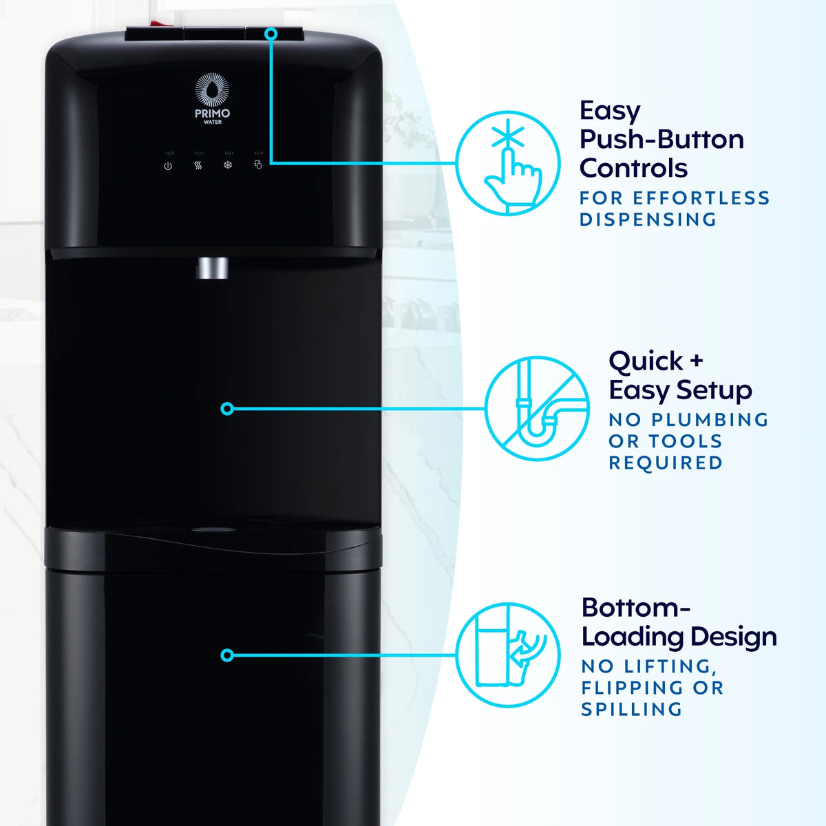 Primo Water® Bottom Loading Classic 2 Temp Water Dispenser