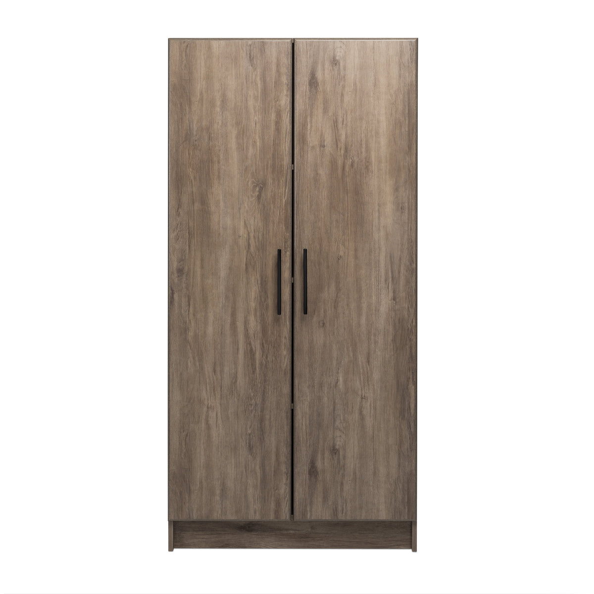 Prepac Adjustable Shelves Cabinet - Functional Tall Garage Table, 16"D x 32"W x 65"H Freestanding Garage Cabinet with 2-Doors, Light Gray - GES-3264