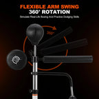 Yeshouse 5-in-1 Freestanding Punching Bag with Stand �?Adjustable Height Boxing Bag for Adults & Kids, Reflex Bar, Speed Bags, Hitting Target, Heavy Kickboxing Bag