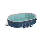 3.65m PVC Folding Pool - Outdoor Swimming Pool for Patio, Beach & Garden - Durable, Non-Inflatable, Easy Setup & Storage