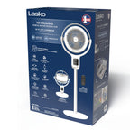 Lasko Whirlwind 7�� 24-Speed Orbital Motion 25ft/s Airflow Remote Control Pedestal Fan, APDC301