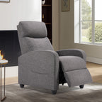 CONCETTA Massage Recline Chair with Padded Seat and Massage Backrest, Black