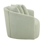 Beautiful Drew Accent Chair by Drew Barrymore, Cream Boucle