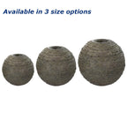 Aquascape 78288 Fiber-resin Stacked Slate Sphere Fountain, Multicolor