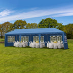 Ktaxon 10'X30'  Pop up Wedding Party Tent Foldable Gazebo W/8 Sidewalls Canopy White