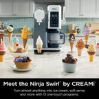 Open Box Ninja Swirl-Creami Soft-Serve Maker - SILVER ONE SIZE