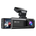 REDTIGER Dash Cam Front and Rear, Dash Cam 4K with WiFi & GPS, 4K/2.5K Front+1080P Rear Dashcam, Dash Camera with Night Vision, 3.18'' LCD Screen, Loop Recording, Black