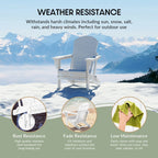 Westintrends Outdoor Folding HDPE Adirondack Chair, Patio Seat, Weather Resistant, Dark Brown